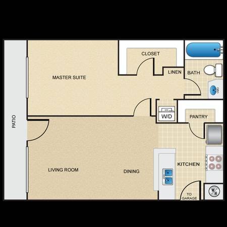 $2,069 / 1br - 624ft2 - Soothing Spa, Vaulted Ceilings, Vertical Blinds (Santa Clarita)s