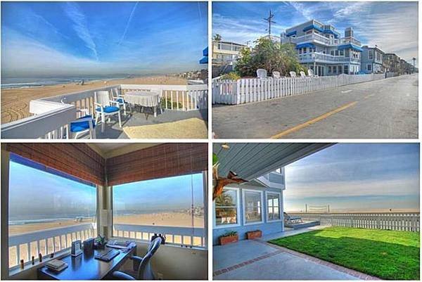 $795 / 2br - Stunning Oceanfront Beach House Right on the Sand in Manhattan Beachs