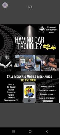Mechanic Services, Mecanico, Will Come to You, Credit/Debit Card Accepted (Van Nuys, North Hollywood, Panorama City, Reseda, Northridge) Mechanic Services, Mecanico, Will Come to You, Credit/Debit Card Accepted (Van Nuys, North Hollywood, Panorama City, Reseda, Northridge)