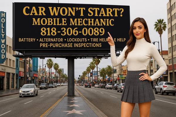 Mobile Mechanic in North Hollywood and San Fernando Valley (North Hollywood, call 818-306-0089)s