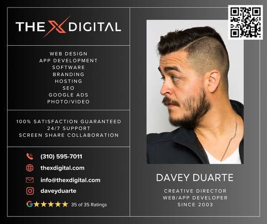 Professional Web and App Developer plus Graphic Designer (Los Angeles)s