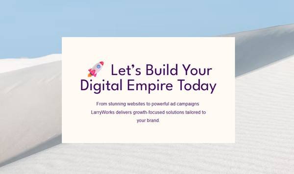 Free Website Sample for Branding, Video, Online Marketing, and Graphic Design (Los Angeles)s