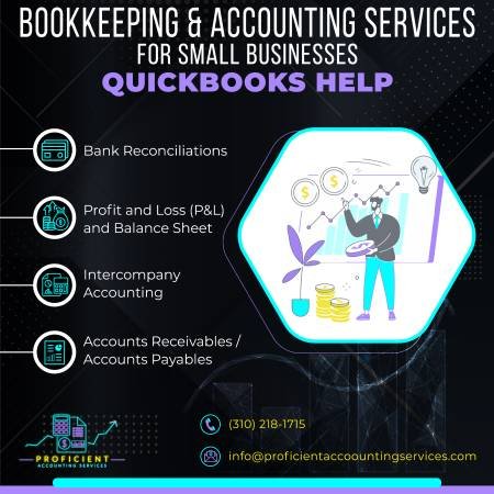 Bookkeeper for Small Business - Tax Prep, Payroll & Bookkeeping (LA - All Los Angeles Areas - Valley, Central LA, West LA) Bookkeeper for Small Business - Tax Prep, Payroll & Bookkeeping (LA - All Los Angeles Areas - Valley, Central LA, West LA)