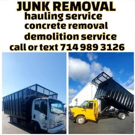 Junk Removal, Trash Pickup, Hauling Service, Trash Removal, Demolition (All Areas Los Angeles, Same Day Service 714-989-3126) Junk Removal, Trash Pickup, Hauling Service, Trash Removal, Demolition (All Areas Los Angeles, Same Day Service 714-989-3126)
