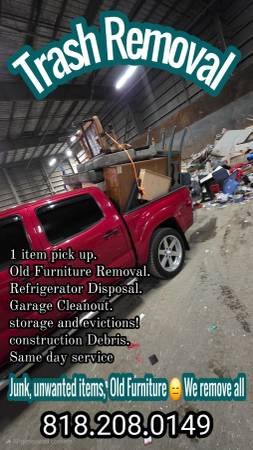 Junk Removal - Trash Removal - Furniture Removal (Sofa, Appliance, and Hoarder House Cleanouts) Junk Removal - Trash Removal - Furniture Removal (Sofa, Appliance, and Hoarder House Cleanouts)