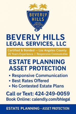 Certified and Bonded Estate Planner (Encino) Certified and Bonded Estate Planner (Encino)