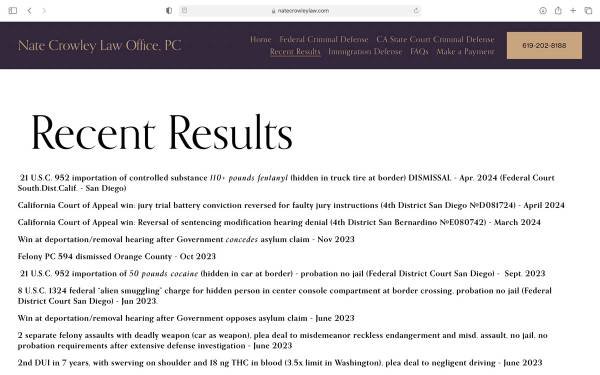 federal & state criminal defense - Nate Crowley Law Office (LA, OC, Ventura, Inland Empire, all SoCal) federal & state criminal defense - Nate Crowley Law Office (LA, OC, Ventura, Inland Empire, all SoCal)