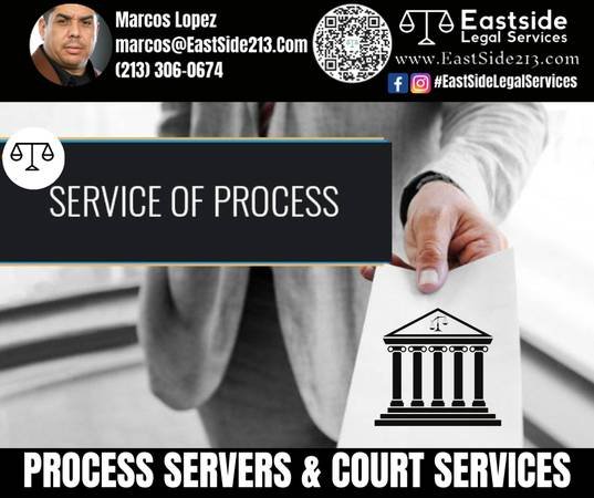 COURT SERVICES and REGISTERED PROCESS SERVERS, local and nationwide (Los Angeles) COURT SERVICES and REGISTERED PROCESS SERVERS, local and nationwide (Los Angeles)