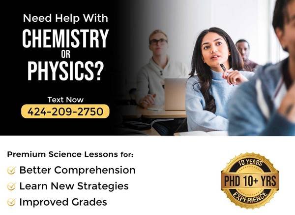 5 Star Rated Chemistry - Physics Tutor | $100+ | PhD 5 Star Rated Chemistry - Physics Tutor | $100+ | PhD