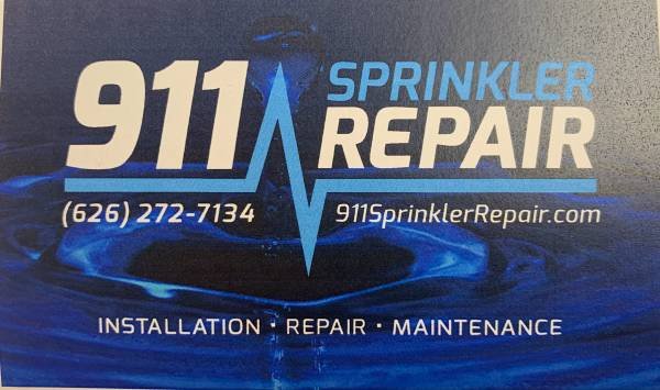 911 Sprinkler Repair / Irrigation Technician (San Gabriel Valley Region) 911 Sprinkler Repair / Irrigation Technician (San Gabriel Valley Region)