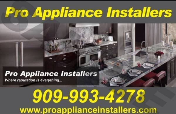 Licensed and Bonded Professional Appliance Installers (All Los Angeles County) Licensed and Bonded Professional Appliance Installers (All Los Angeles County)