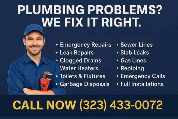 Plumber – Done Right with Fair Rates and No Runaround (323-433-0072 - We Clean Up Our Mess - Call Today) Plumber – Done Right with Fair Rates and No Runaround (323-433-0072 - We Clean Up Our Mess - Call Today)