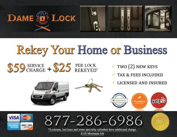 Smart Locks, WiFi, Deadbolts, Doorknobs, Same Day Rekey, and Locksmith Services (Call and speak with a licensed locksmith)s