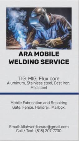 Mobile Welding Service (Glendale, CA) Mobile Welding Service (Glendale, CA)