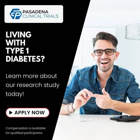 Earn Up to $1,800 by Joining a Type 1 Diabetes Study (Pasadena)s