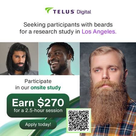 Paid Onsite Research Study in Los Angeles and San Jose, Californias