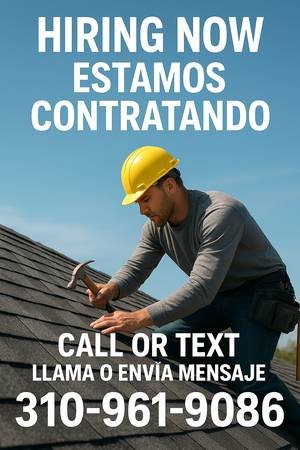 Roofers Needed (San Fernando Valley)s