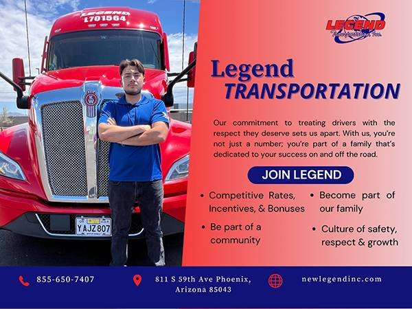 Hiring Company Drivers for CA to AZ Lane - $0.60 CPM (New Pay Package)s